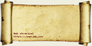 Jovana Vukašinović vizit kartica